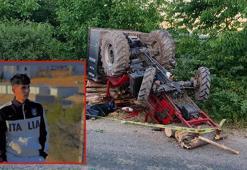 15 yaşındaki sürücünün kullandığı traktör devrildi; 1 ölü 2 yaralı