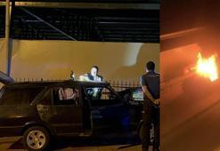 Otomobili kundaklandı, terk ettiği kocasından şikayetçi oldu