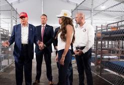 Trump, yeni hapishane 'Timsah Alcatraz'ı gezdi
