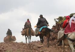 Berivanların yaylaya atlı yolculuğu