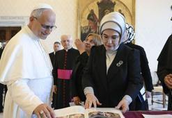 Emine Erdoğan, Papa 14’üncü Leo ile görüştü