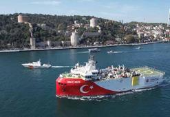 Oruç Reis, İstanbul Boğazı'ndan geçti
