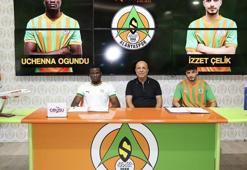 Alanyaspor, Uchenna Ogundu ve İzzet Çelik için imza töreni düzenledi