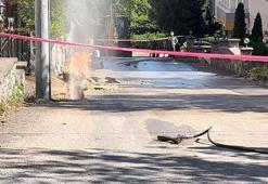 Kazı sırasında doğal gaz hattı borusunda patlama oldu; 3 işçi yaralı