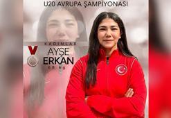 U20 Avrupa Güreş Şampiyonası’nda Ayşe Erkan bronz madalya kazandı