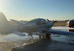 Atatürk Havalimanı'nda pilottan yangın ikazı