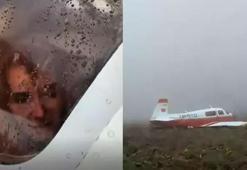 Kaçkar Dağları'nda düşen uçağa ilk ulaşan dağcı, yaralı kadın ile konuştuğu anları kaydetti