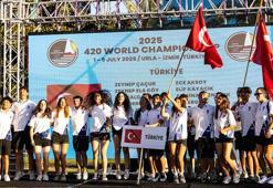 Yelkende 420 Dünya Şampiyonası İzmir'de başladı