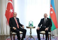 Cumhurbaşkanı Erdoğan, Azerbaycan Cumhurbaşkanı Aliyev ile görüştü