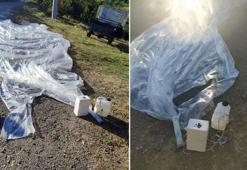 Gökyüzünden düşen paraşüte benzer nesne, incelemeye alındı