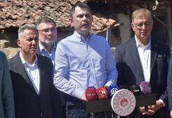 Bakan Kurum: Yangınlardan etkilenen 8 ilde toplamda 1168 bina zarar gördü
