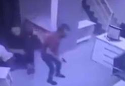 Manisa'da 1 kişinin öldüğü emlak ofisindeki silahlı kavga kamerada