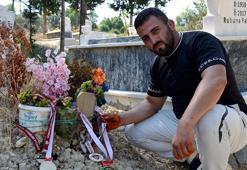 Başpehlivanlık ünvanını kazandı, babasının mezarını ziyaret etti