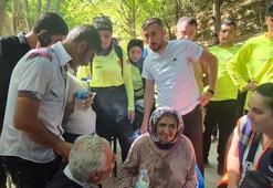 Kaybolan kadın, 4'üncü günde sağ bulundu