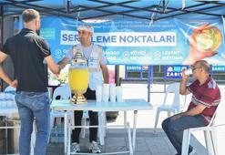 Beşiktaş’ta sıcak havalara karşı serinleme noktaları kuruldu