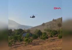 Balıkesir'deki orman yangını 2'nci gününde