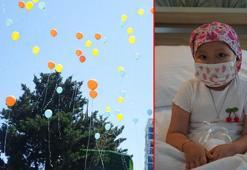 Kanser hastalığına Türkiye’de şifa bulan küçük Zeine, balonlarla Kazakistan’a uğurlandı