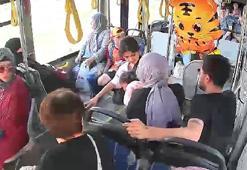 Boğazına cips kaçan bebeği, Heimlich manevrasıyla kurtardı