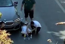 Amerika'dan getirilen otomobil ile trafiğe çıktı, dakikalar sonra yayaya çarptı