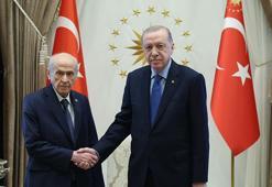 Cumhurbaşkanı Erdoğan, Bahçeli'yi kabul etti
