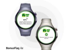 Garanti BBVA ve Huawei, akıllı saatlerde temassız ödeme için iş birliği yaptı