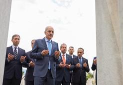 TBMM Başkanı Kurtulmuş, Aliya İzzetbegoviç'in kabrini ziyaret etti