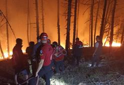 Çankırı'daki orman yangını, kısmen kontrol altında