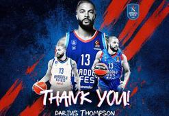Anadolu Efes'te Darius Thompson ile yollar ayrıldı