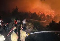 Suriye'deki orman yangını, yeniden sınıra yaklaştı