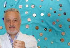 Profesörün, 'yanlışlıkla yutulanlar' koleksiyonu