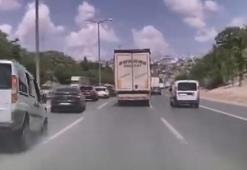 Büyükçekmece'de zincirleme kaza kamerada