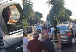 Küçükçekmece’de araç içindeki tartışmada kadının yardımına çevredekiler koştu