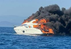 Bodrum’da motoryatta yangın