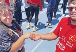Down sendromlu milli sporcu Ramazan'dan down sendromlu Nisa'ya evlilik teklifi