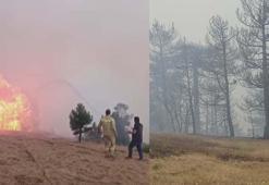Konya'daki orman yangını 2'nci gününde