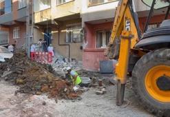 Küçükçekmece'de doğal gaz borusunda patlama: 2 işçi yaralandı