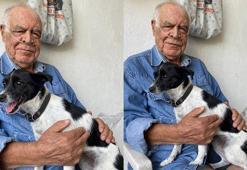 Kucağında köpeği Bediş ile DHA'ya konuştu