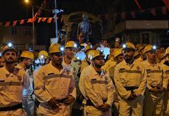 Madencilerden ‘demokrasi nöbeti’