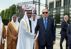 Cumhurbaşkanı Erdoğan, BAE Devlet Başkanı Al Nahyan'ı resmi törenle karşıladı