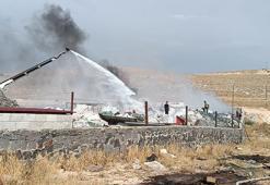 Gaziantep’te geri dönüşüm fabrikasında yangın