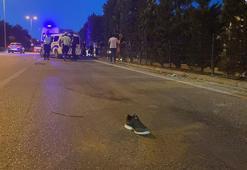 Yolun karşısına geçmek isterken canından oldu