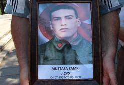 Şehit Mustafa Zamkı'nın naaşı 67 yıl sonra memleketi Çankırı'ya getirilip, defnedildi