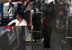 Özel halk otobüsü şoförü, sara nöbeti geçiren yolcuyu hastaneye ulaştırıldı