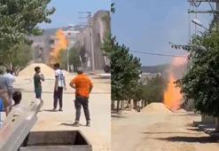 Kilis'te doğal gaz borusu patladı