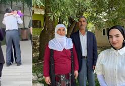 Sınav çıkışı babasının çiçekle karşıladığı Çimen: Gelen puanla babamın o anı şimdi gururla taçlandı