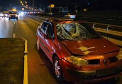 Gaziosmanpaşa’da otoyolda otomobilin çarptığı yaya hayatını kaybetti