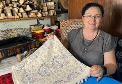 Tokat'ın yöresel sanatı 'yazmacılığı' İzmir'de yaygınlaştırıyor
