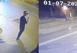 Sarıyer'de restorana molotoflu saldırının yeni görüntüleri ortaya çıktı; önce kayıt aldı sonra molotof attı