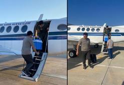 Kalp grefti, Kara Kuvvetleri'ne ait uçakla İstanbul'a ulaştırıldı