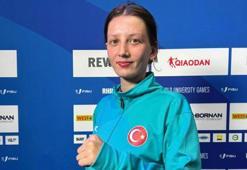 Milli taekwondocu Şevval Çakal’dan altın madalya